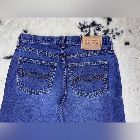 Abercrombie & Fitch Vintage Mid Rise Flare Denim Jeans Size 4 - Picture 10 of 10